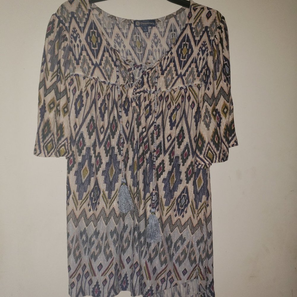 DEMOCRACY Boho Style Top
